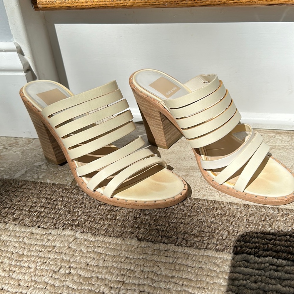 High heel slide dress shoe from dolce vita